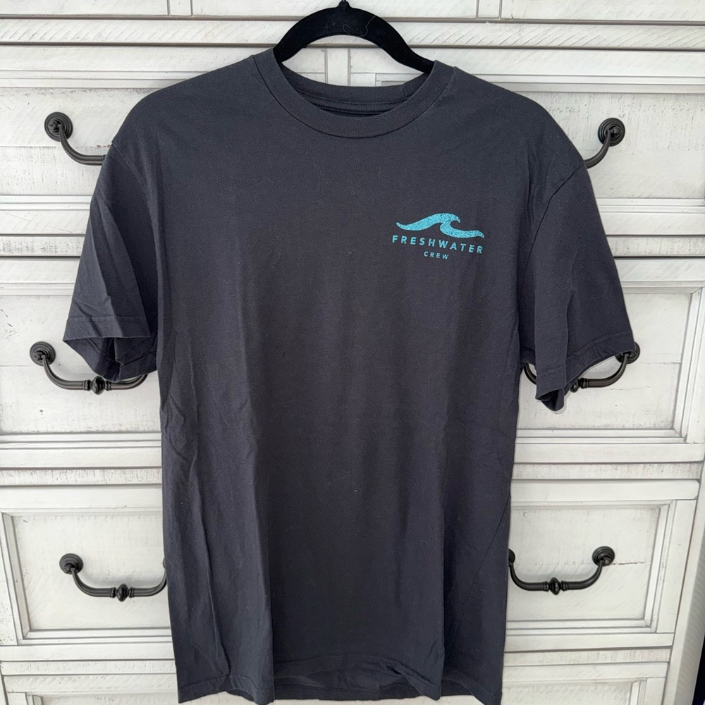 Freshwater Crew Dark Gray Lake Anna T-Shirt